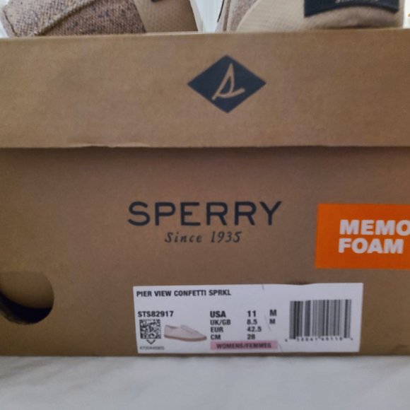 Sperry Pier View Confetti Sparkle Sneaker - Picture 2 of 9